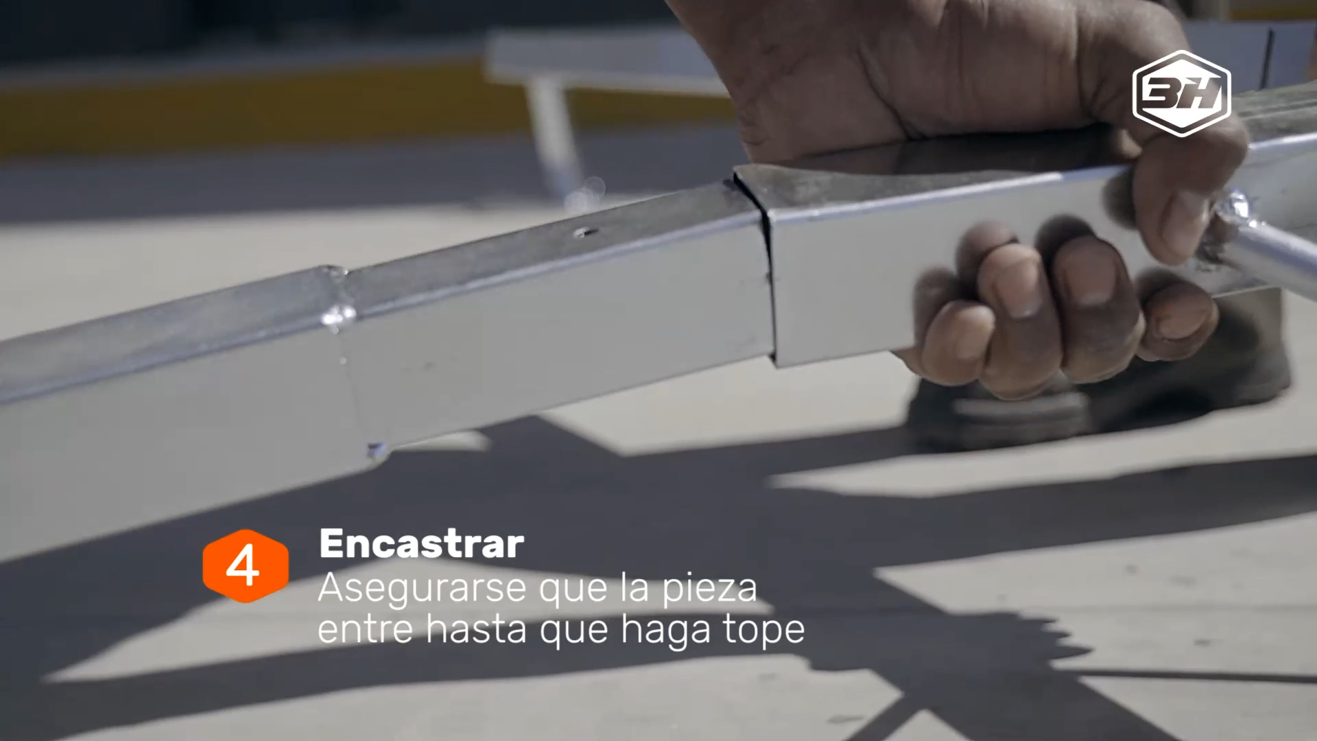 Instrucciones 3H: encastrar la estructura