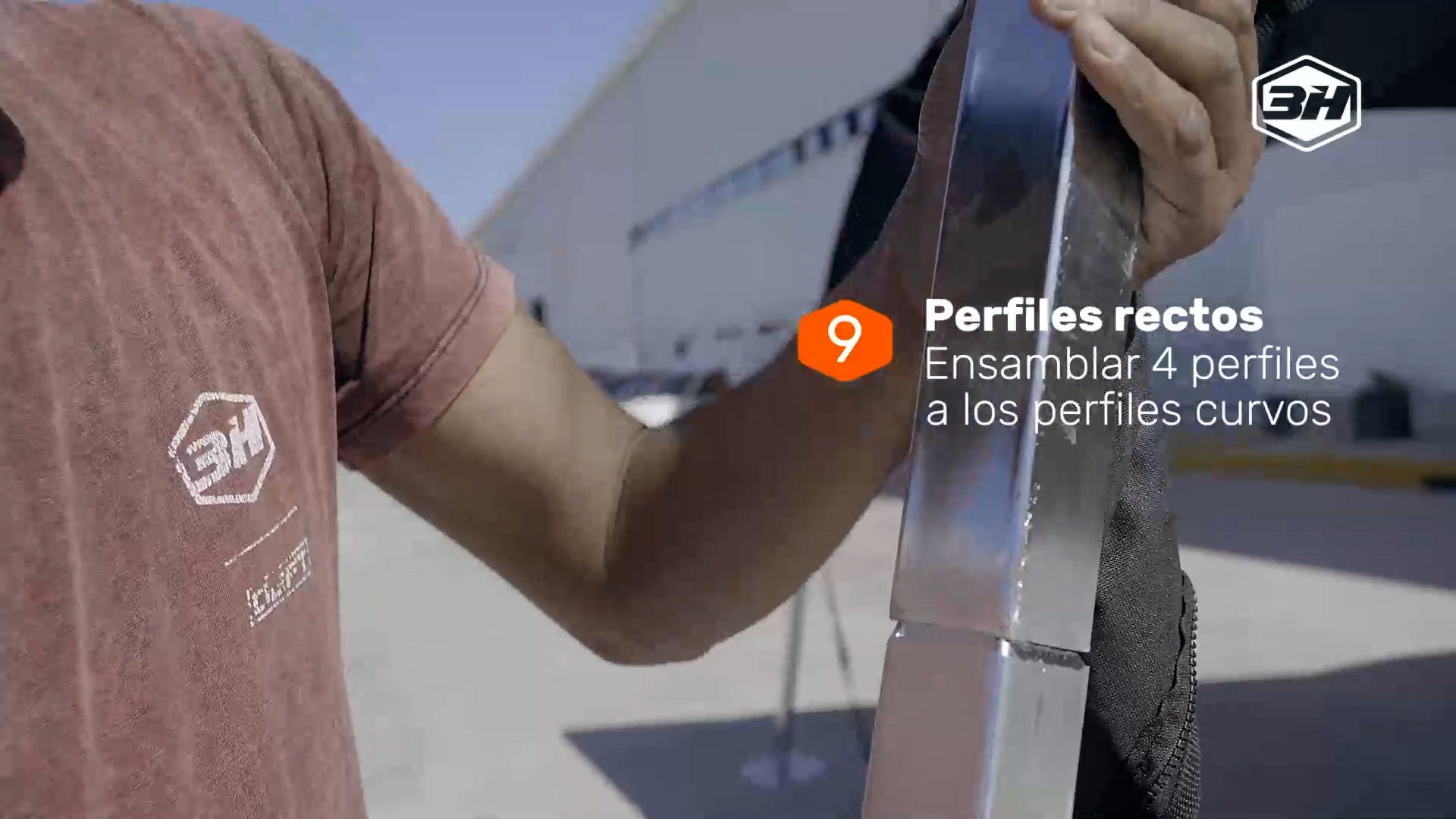 Instrucciones 3H: ensamblar perfiles