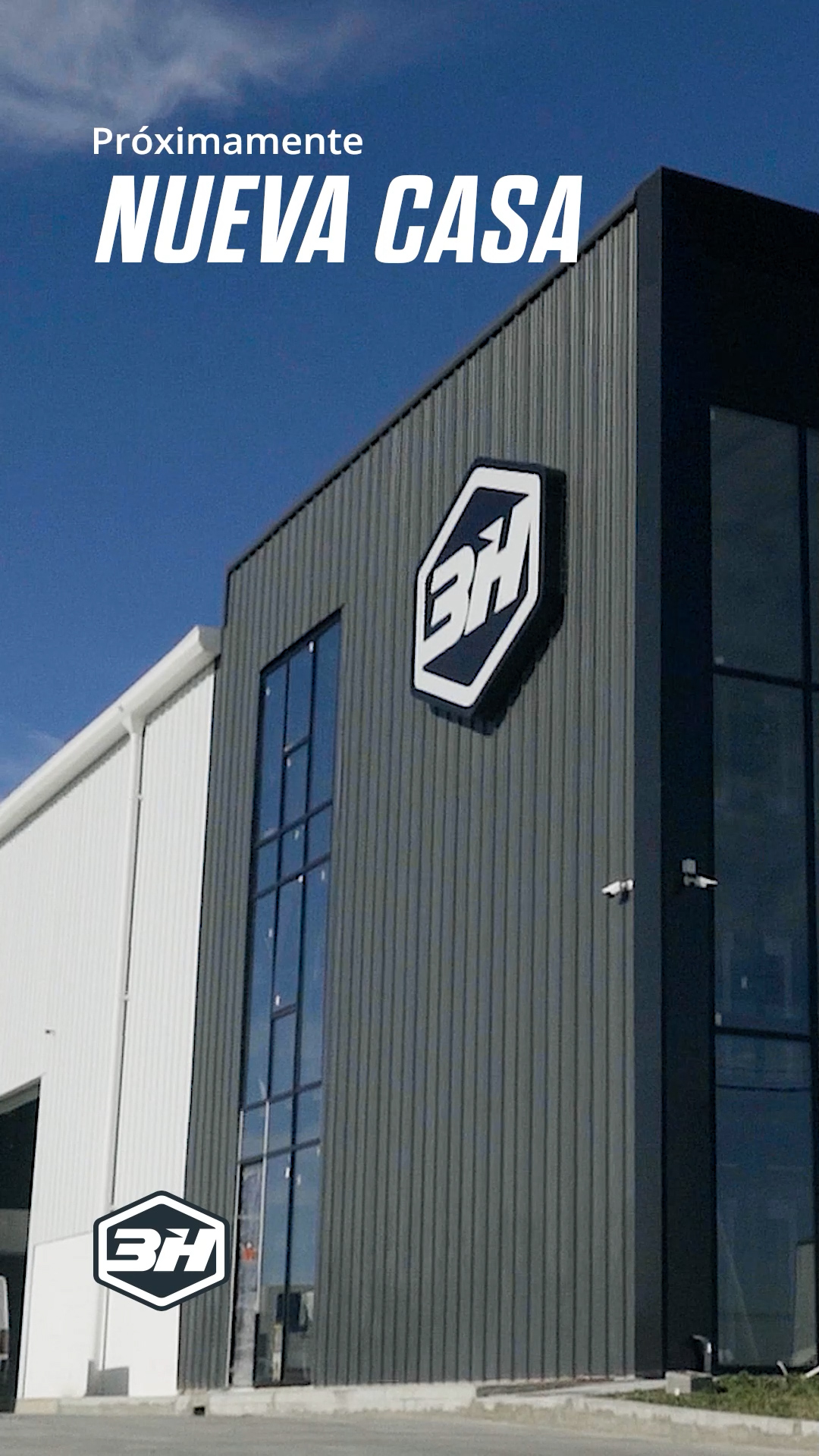 Campaña 3H: Próximamente nueva casa, con la fachada de la fábrica